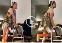 ਅੰਕਿਤਾ ਲੋਖੰਡੇ ਨੇ ‘ਪਰਦੇਸੀ’ ਗੀਤ ‘ਤੇ ਕੀਤਾ ਮਜ਼ੇਦਾਰ ਡਾਂਸ, ਵੀਡੀਓ ‘ਤੇ ਲਿਖਿਆ- ‘ਲੱਤ ਟੁੱਟੀ ਹੈ ਪਰ ਹਿੰਮਤ ਨਹੀਂ ਹਾਰੀ’