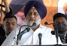 ‘ਆਪ’ ਸਮਝੌਤੇ ਵਾਲਾ ਮੁੱਖ ਮੰਤਰੀ ਉਮੀਦਵਾਰ ਐਲਾਨ ਕੇ ਮੈਦਾਨ ਛੱਡ ਕੇ ਭੱਜੀ : ਸੁਖਬੀਰ ਬਾਦਲ