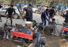 ਸੜਕ ਵਿਚਾਲੇ ਨੌਜਵਾਨ ‘ਤੇ ਹਥੌੜਿਆਂ ਨਾਲ ਕੀਤਾ ਗਿਆ ਹਮਲਾ