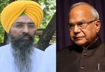 ਹਵਾਰਾ ਕਮੇਟੀ ਦੇ ਮੈਂਬਰਾਂ ਨੇ ਬੰਦੀ ਸਿੱਖਾਂ ਨੂੰ ਰਿਹਾਅ ਕਰਨ ਦੇ ਮੁੱਦੇ ‘ਤੇ ਕੀਤੀ ਰਾਜਪਾਲ ਨਾਲ ਮੁਲਾਕਾਤ, ਰਾਜਪਾਲ ਨੇ ਅਸਮਰੱਥਾ ਪ੍ਰਗਟਾਈ