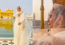 ਸੱਚਖੰਡ ਸ੍ਰੀ ਹਰਿਮੰਦਰ ਸਾਹਿਬ ਵਿਖੇ ਨਤਮਸਤਕ ਹੋਈ ਸੁਨੰਦਾ ਸ਼ਰਮਾ , ਵੀਡੀਓ ਕੀਤਾ ਸਾਂਝਾ