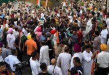 ਰਾਹੁਲ ਗਾਂਧੀ ਨਾਲ ਪੁੱਛਗਿੱਛ ਨੂੰ ਲੈ ਕੇ ਕਾਂਗਰਸ ਦਾ ਚੰਡੀਗੜ੍ਹ ‘ਚ ਜ਼ੋਰਦਾਰ ਪ੍ਰਦਰਸ਼ਨ