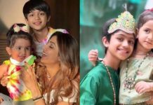 ਜਨਮ ਅਸ਼ਟਮੀ ਤੇ ਸ਼ਿਲਪਾ ਨੇ ਬੇਟੇ ਨੂੰ ਬਣਾਇਆ ਕ੍ਰਿਸ਼ਨਾ,ਤਾਂ ਬੇਟੀ ਸਮੀਸ਼ਾ ਨੇ ਦੋਸਤਾਂ ਨਾਲ ਕੀਤਾ ਡਾਂਸ