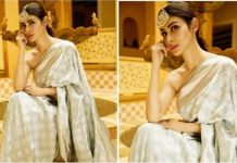 ਸਿਲਕ ਸਾੜ੍ਹੀ ‘ਚ ਮੌਨੀ ਰਾਏ ਦਾ ਬੋਲਡ ਫੋਟੋਸ਼ੂਟ,ਬਿਨਾਂ ਬਲਾਊਜ਼ ਦੇ ਦਿੱਤੇ ਪੋਜ਼