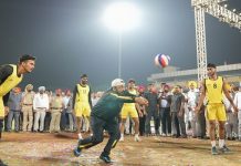 ਖੇਡਾਂ ਵਤਨ ਪੰਜਾਬ ਦੀਆਂ: ਮੁੱਖ ਮੰਤਰੀ ਮਾਨ ਵੱਲੋਂ ਖੇਡ ਮੈਦਾਨ ‘ਚ ਕੁੱਦਣ ਮੌਕੇ ਉਤਸ਼ਾਹ ਤੇ ਜੋਸ਼ ਨਾਲ ਭਰੇ ਦਰਸ਼ਕ(ਤਸਵੀਰਾਂ)