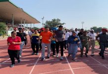 ਅਮਨ ਅਰੋੜਾ ਵੱਲੋਂ “ਖੇਡਾਂ ਵਤਨ ਪੰਜਾਬ ਦੀਆਂ” ਦਾ ਆਗ਼ਾਜ਼; 200 ਮੀਟਰ ਦੌੜ ਵਿੱਚ ਹਿੱਸਾ ਲੈ ਕੇ ਉੱਭਰਦੇ ਖਿਡਾਰੀਆਂ ਨੂੰ ਕੀਤਾ ਪ੍ਰੇਰਿਤ