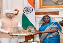 ‘ਆਪ’ ਰਾਜ ਸਭਾ ਮੈਂਬਰ ਰਾਘਵ ਚੱਢਾ ਨੇ ਰਾਸ਼ਟਰਪਤੀ ਦ੍ਰੋਪਦੀ ਮੁਰਮੂ ਨਾਲ ਕੀਤੀ ਮੁਲਾਕਾਤ