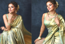 ਸ਼ਹਿਨਾਜ਼ ਗਿੱਲ ਦਾ ਦਿੱਸਿਆ ਸਾਊਥ ਇੰਡੀਅਨ ਅਵਤਾਰ, ਸਾੜ੍ਹੀ ‘ਚ ਅਦਾਕਾਰਾ ਨੇ ਢਾਇਆ ਕਹਿਰ