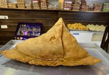 ਮੇਰਠ ਦੇ 3 ਕਾਰੀਗਰਾਂ ਨੇ 5 ਘੰਟਿਆਂ ‘ਚ ਤਿਆਰ ਕੀਤਾ 8 ਕਿਲੋ ਦਾ ਸਪੈਸ਼ਲ ਸਮੋਸਾ