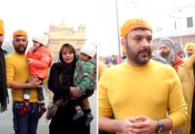 ਪਰਿਵਾਰ ਸਮੇਤ ਸੱਚਖੰਡ ਸ੍ਰੀ ਹਰਿਮੰਦਰ ਸਾਹਿਬ ਵਿਖੇ ਨਤਮਸਤਕ ਹੋਏ ਕਪਿਲ ਸ਼ਰਮਾ