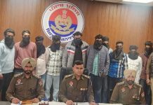 9 ਨਜਾਇਜ਼ ਹਥਿਆਰਾਂ ਸਮੇਤ 10 ਨੌਜਵਾਨ ਕਾਬੂ , 2 ਸਕਾਰਪੀਓ ਗੱਡੀਆਂ ਵੀ ਬਰਾਮਦ