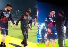 KKR ਦੀ ਜਿੱਤ ਤੋਂ ਬਾਅਦ ਸ਼ਾਹਰੁਖ ਖਾਨ ਨੇ ਵਿਰਾਟ ਕੋਹਲੀ ਨਾਲ ਕੀਤਾ ਡਾਂਸ , ਦੇਖੋ ਵਾਇਰਲ ਵੀਡੀਓ