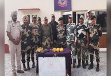ਭਾਰਤੀ ਸਰਹੱਦ ‘ਚ ਮੁੜ ਦਾਖ਼ਲ ਹੋਇਆ ਪਾਕਿਸਤਾਨੀ ਡਰੋਨ, BSF ਜਵਾਨਾਂ ਨੇ ਕੀਤੀ ਗੋ+ਲੀਬਾਰੀ, 21 ਕਰੋੜ ਦੀ ਹੈਰੋਇਨ ਬਰਾਮਦ