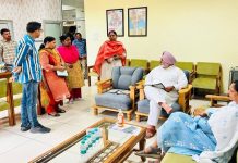 ਬਾਗਬਾਨੀ ਮੰਤਰੀ ਚੇਤਨ ਸਿੰਘ ਜੌੜਾਮਾਜਰਾ ਵੱਲੋਂ ਡਾਇਰੈਕਟਰ ਬਾਗਬਾਨੀ ਦੇ ਮੁੱਖ ਦਫ਼ਤਰ ਵਿਖੇ ਅਚਨਚੇਤ ਚੈਕਿੰਗ