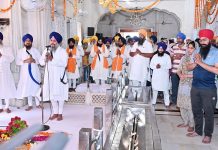 ਸ੍ਰੀ ਅਕਾਲ ਤਖ਼ਤ ਸਾਹਿਬ ਦੇ ਸਥਾਪਨਾ ਦਿਵਸ ਮੌਕੇ ਗੁਰਮਤਿ ਸਮਾਗਮ ਆਯੋਜਤ