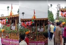 ਭਗਵਾਨ ਜਗਨਨਾਥ ਦਾ ਰੱਥ ਤ੍ਰਿਪੁਰਾ ‘ਚ ਹਾਈ ਟੈਂਸ਼ਨ ਤਾਰ ਦੀ ਲਪੇਟ ‘ਚ ਆਇਆ; 7 ਦੀ ਮੌ.ਤ, 18 ਜ਼ਖ+ਮੀ