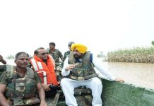 ਮੁੱਖ ਮੰਤਰੀ ਦਾ ਪੰਜਾਬ ਦੇ ਹੜ੍ਹ ਪ੍ਰਭਾਵਿਤ ਇਲਾਕਿਆਂ ਦਾ ਦੌਰਾ ਜਾਰੀ