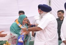 ਸੁਖਬੀਰ ਬਾਦਲ ਨੇ ਬੀਬੀ ਹਰਗੋਬਿੰਦ ਕੌਰ ਨੂੰ ਪਾਰਟੀ ਦੇ ਮਹਿਲਾ ਵਿੰਗ ਦੀ ਪ੍ਰਧਾਨ ਨਿਯੁਕਤ ਕੀਤੇ ਜਾਣ ‘ਤੇ ਦਿੱਤੀ ਵਧਾਈ