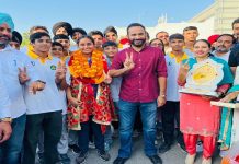 ਮੀਤ ਹੇਅਰ ਵੱਲੋਂ ਏਸ਼ੀਅਨ ਗੇਮਜ਼ ਮੈਡਲਿਸਟ ਤੀਰਅੰਦਾਜ਼ ਪ੍ਰਨੀਤ ਕੌਰ ਦਾ ਸਵਾਗਤ ਤੇ ਸਨਮਾਨ