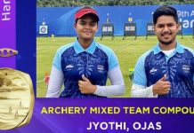 ਏਸ਼ੀਆਈ ਖੇਡਾਂ : ਤੀਰਅੰਦਾਜ਼ੀ ਵਿੱਚ ਜੋਤੀ-ਓਜਸ ਦੀ ਜੋੜੀ ਨੇ ਜਿੱਤਿਆ ਸੋਨ ਤਗਮਾ