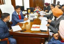 ਜਿੰਪਾ ਵੱਲੋਂ ਜਲ ਸਪਲਾਈ ਅਤੇ ਸੈਨੀਟੇਸ਼ਨ ਵਿਭਾਗ ਦੇ ਕੰਮਾਂ ਦੀ ਪ੍ਰਗਤੀ ਦਾ ਜਾਇਜ਼ਾ