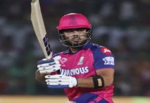 ਰਾਜਸਥਾਨ ਰਾਇਲਜ਼ ਨੇ ਦਿੱਲੀ ਕੈਪੀਟਲਸ ਨੂੰ ਦਿੱਤਾ 186 ਦੌੜਾਂ ਦਾ ਟੀਚਾ, ਟੀਮ ਨੇ 20 ਓਵਰਾਂ ‘ਚ ਬਣਾਈਆਂ 185 ਦੌੜਾਂ