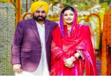 ਮੁੱਖ ਮੰਤਰੀ ਭਗਵੰਤ ਮਾਨ ਨੇ ਸੋਸ਼ਲ ਮੀਡੀਆ ‘ਤੇ ਸਾਂਝੀ ਕੀਤੀ ਪਤਨੀ ਦੀ ਫੋਟੋ, ਲਿਖਿਆ ਕੀ ਪਤਾ ਕਿਸਮਤ ਕਦੋਂ ਕਿੱਥੇ ਲੈ ਜਾਵੇ
