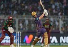 ਕੋਲਕਾਤਾ ਨਾਈਟ ਰਾਈਡਰਜ਼ ਨੇ ਲਖਨਊ ਸੁਪਰ ਜਾਇੰਟਸ ਨੂੰ ਦਿੱਤਾ 236 ਦੌੜਾਂ ਦਾ ਟੀਚਾ