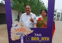 ਲੋਕ ਸਭਾ ਚੋਣਾਂ ਦੇ ਚੌਥੇ ਪੜਾਅ ਤਹਿਤ ਵੋਟਿੰਗ ਜਾਰੀ, ਸਾਬਕਾ ਉਪ ਰਾਸ਼ਟਰਪਤੀ ਐਮ ਵੈਂਕਈਆ ਨਾਇਡੂ ਨੇ ਪਾਈ ਵੋਟ