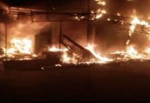 ਪਟਿਆਲਾ ‘ਚ ਸੜਕ ਕਿਨਾਰੇ ਲੱਗੀ ਅੱਗ, ਆਵਾਜਾਈ ‘ਚ ਪਿਆ ਵਿਘਨ