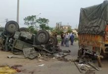 ਜਲੰਧਰ ‘ਚ ਫੌਜ ਦੇ ਟਰੱਕ ਅਤੇ ਕੈਂਟਰ ਵਿਚਾਲੇ ਹੋਈ ਟੱਕਰ: 5 ਜਵਾਨ ਜ਼ਖਮੀ