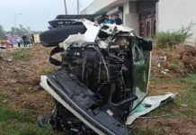 ਅਵਾਰਾ ਪਸ਼ੂ ਨੂੰ ਬਚਾਉਂਦੇ ਹੋਏ ਵਾਪਰਿਆ ਹਾਦਸਾ; ਖੱਡ ‘ਚ ਡਿੱਗੀ ਮਹਿੰਦਰਾ XUV