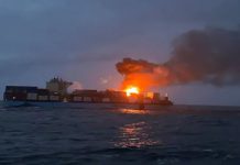 ਗੋਆ ਦੇ ਸਮੁੰਦਰ ‘ਚ ਕਾਰਗੋ ਜਹਾਜ਼ ਨੂੰ ਲੱਗੀ ਅੱਗ; ਕੋਸਟ ਗਾਰਡ ਦੇ ਤਿੰਨ ਜਹਾਜ਼ ਅੱਗ ਬੁਝਾਉਣ ‘ਚ ਜੁਟੇ