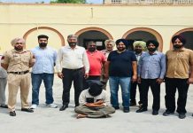 ਪੰਜਾਬ ਪੁਲਿਸ ਵੱਲੋਂ 77 ਕਿਲੋ ਹੈਰੋਇਨ ਬਰਾਮਦਗੀ ਮਾਮਲੇ ਵਿੱਚ ਲੋੜੀਂਦਾ ਵੱਡਾ ਤਸਕਰ ਗ੍ਰਿਫ਼ਤਾਰ