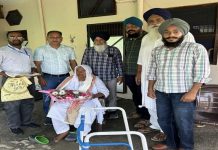 ਜ਼ਿਲ੍ਹਾ ਪ੍ਰਸ਼ਾਸਨ ਲੁਧਿਆਣਾ ਵੱਲੋਂ ਸ਼ਹੀਦ ਮਾਸਟਰ ਕਰਨੈਲ ਸਿੰਘ ਈਸੜੂ ਦੀ ਧਰਮ ਪਤਨੀ ਚਰਨਜੀਤ ਕੌਰ ਦਾ ਕੀਤਾ ਵਿਸ਼ੇਸ਼ ਸਨਮਾਨ