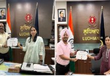 ਡਿਪਟੀ ਕਮਿਸ਼ਨਰ ਸਾਹਨੀ ਵੱਲੋਂ ਦੋ ਮੁਲਾਜ਼ਮਾਂ ਨੂੰ ਮਿਲਿਆ ‘ਇੰਮਪਲਾਈ ਆਫ ਦ ਮੰਥ’ ਪੁਰਸਕਾਰ