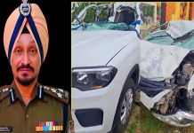 ਸਹਾਰਨਪੁਰ ‘ਚ ਡਿਵਾਈਡਰ ਨਾਲ ਟਕਰਾਈ ਸਕਾਰਪੀਓ, ITBP ਦੇ DIG ਤੇ ਗੱਡੀ ਦੇ ਡਰਾਈਵਰ ਦੀ ਗਈ ਜਾਨ