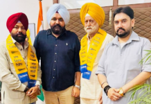 ਰਣਜੀਤ ਸਿੰਘ ਛੱਜਲਵੱਡੀ ਆਪਣੇ ਪੁੱਤਰ ਸਣੇ ‘ਆਪ’ ਵਿੱਚ ਸ਼ਾਮਲ